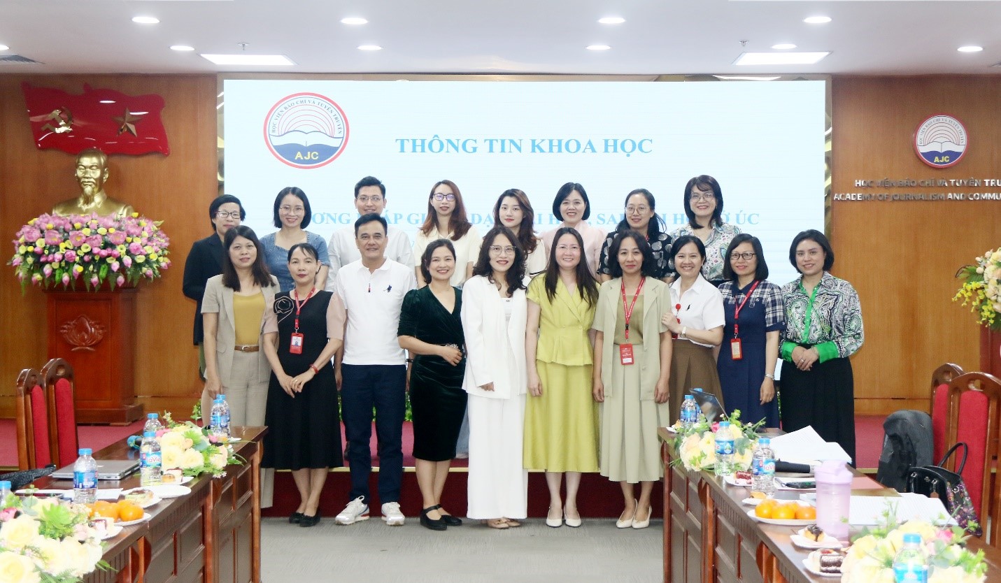 Thông tin khoa học “Phương pháp giảng dạy đại học, sau đại học tại Úc và khả năng ứng dụng tại Học viện Báo chí và Tuyên truyền”