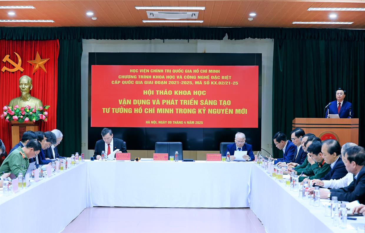 Hội thảo khoa học “Vận dụng và phát triển sáng tạo tư tưởng Hồ Chí Minh trong kỷ nguyên mới”